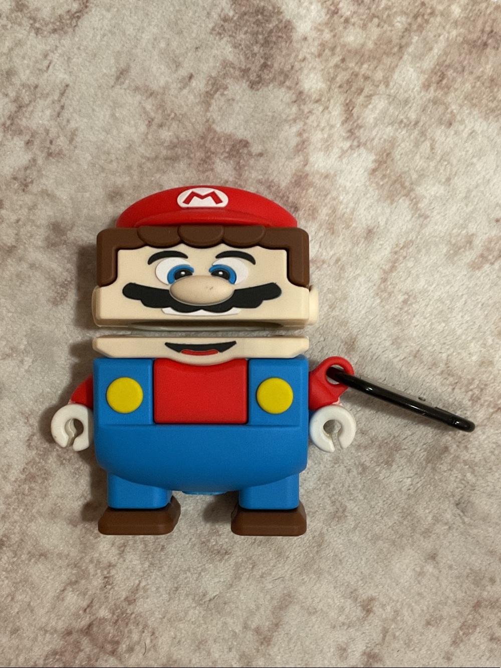 Red and Blue Mario-Inspired AirPods Case